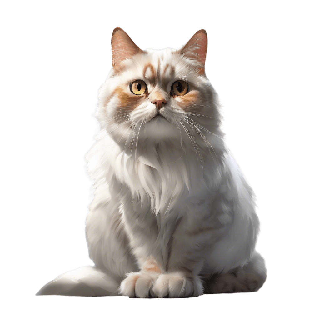 可爱的卡通猫咪